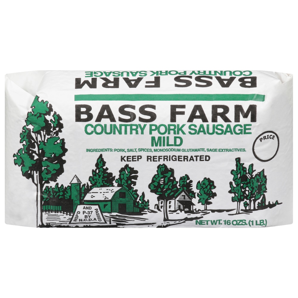 Bass Farm Mild Country Pork Sausage