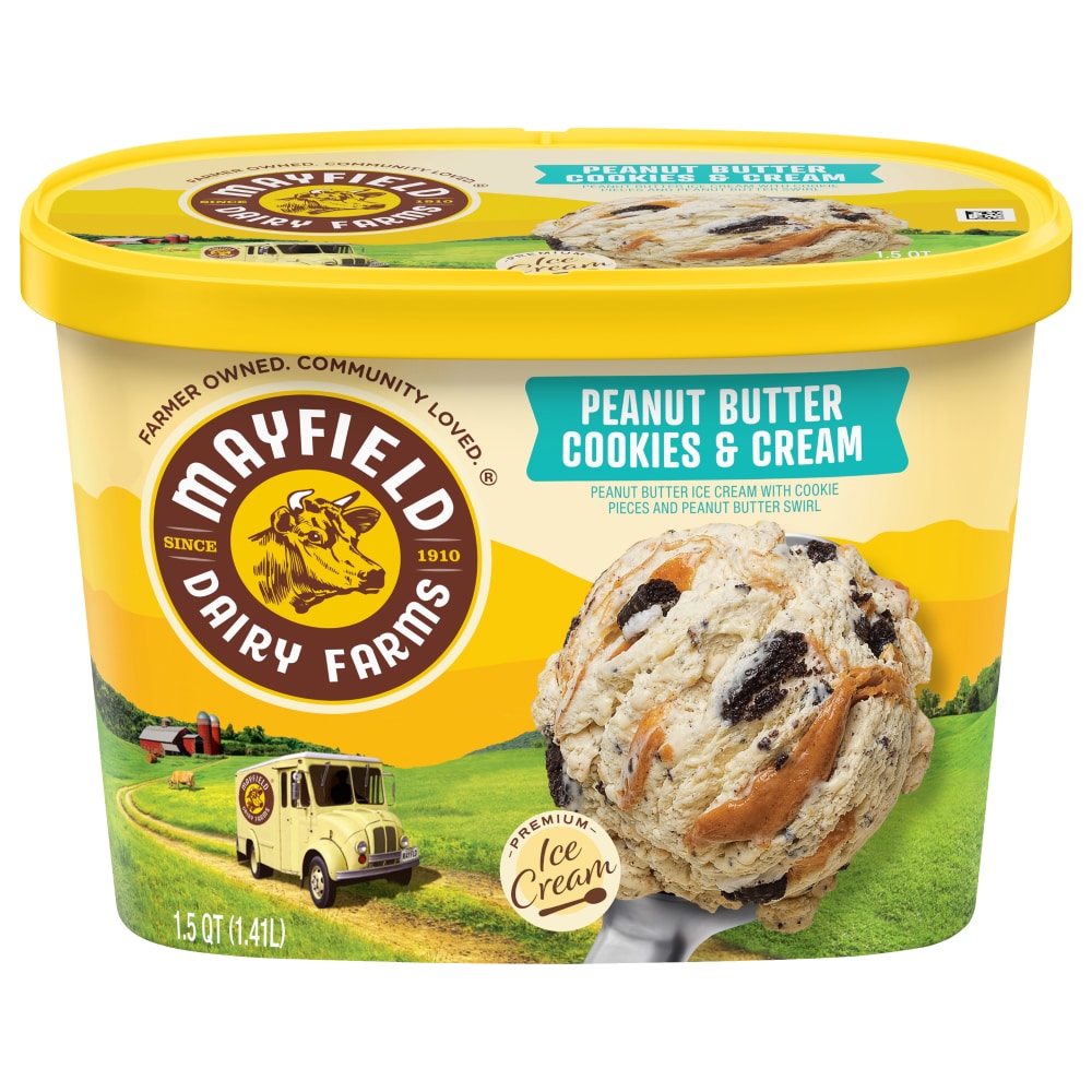 Mayfield Dairy Farms Peanut Butter Cookies & Cream Ice Cream