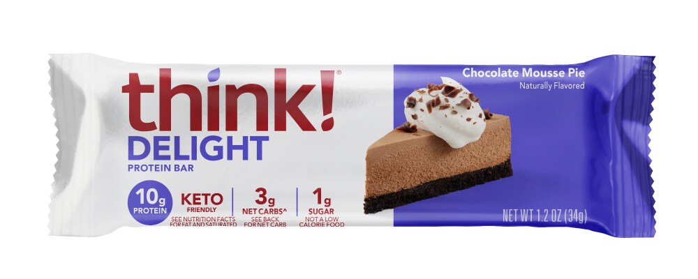 think! Delight Protein Bar, Chocolate Mousse Pie