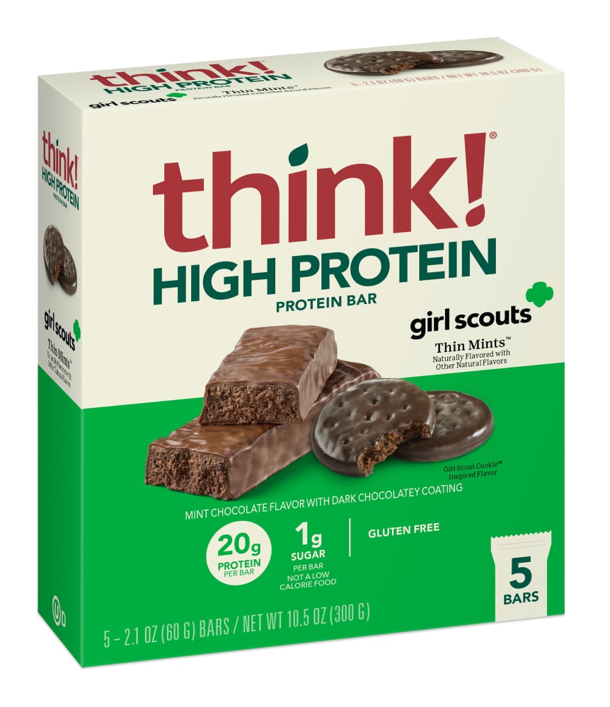 think! Girl Scouts Thin Mints High Protein Bars
