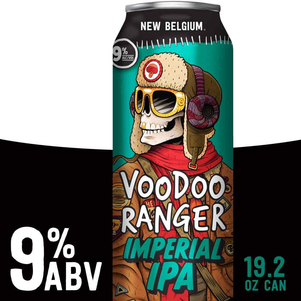 New Belgium Voodoo Ranger Imperial IPA Craft Beer Single Can