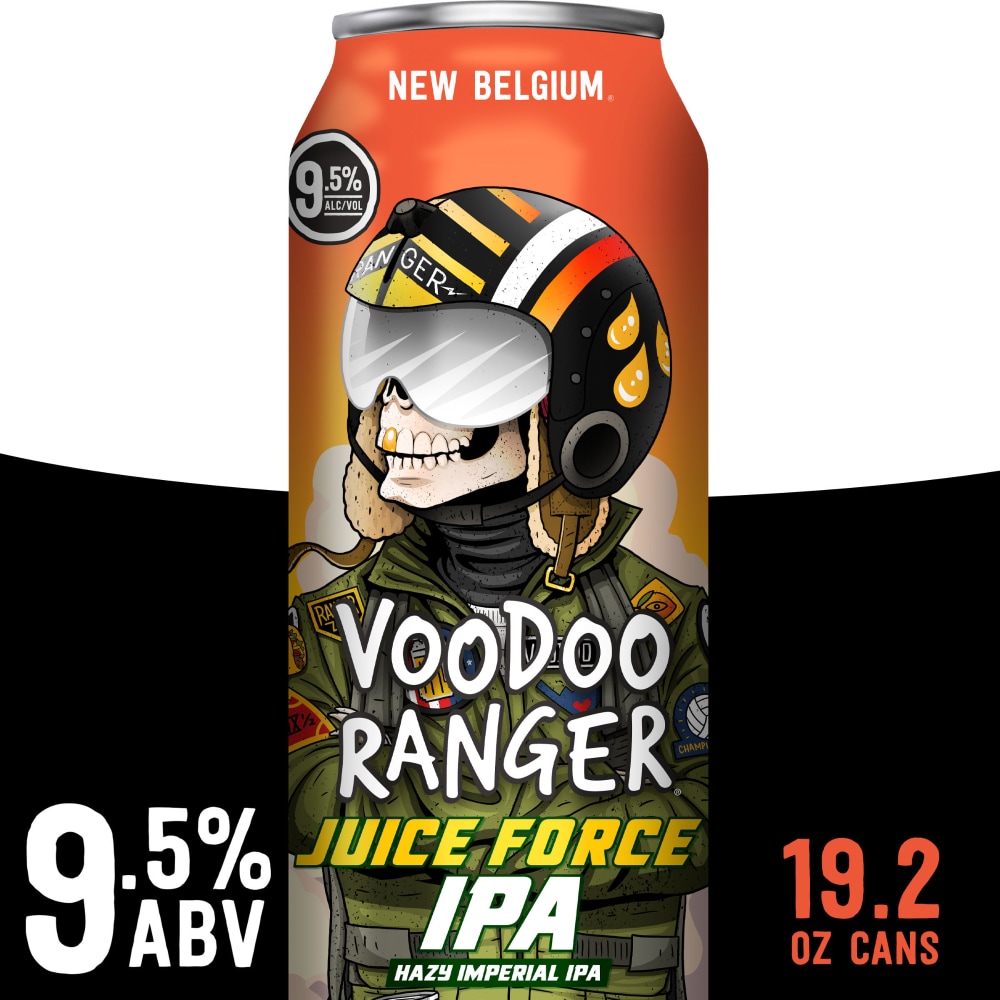 New Belgium Voodoo Ranger Juice Force Hazy Imperial IPA Craft Beer Single Can