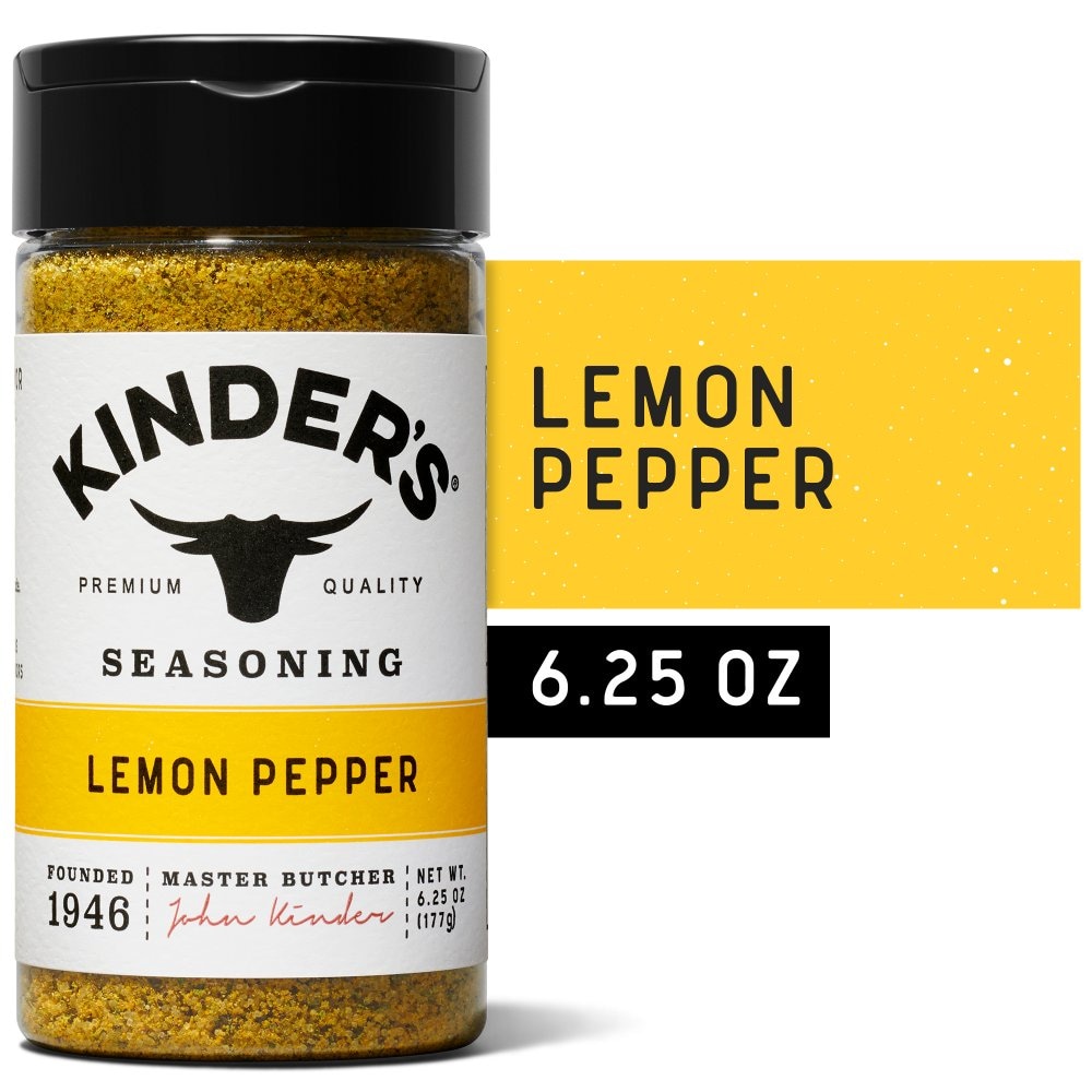 Kinder’s® Cracked Lemon Pepper Seasoning