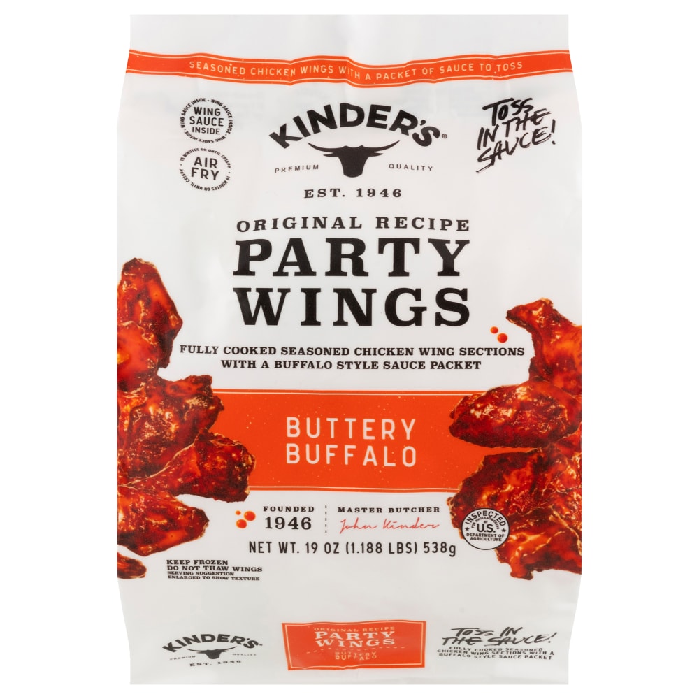 Kinder’s® Original Recipe Party Wings – Buttery Buffalo