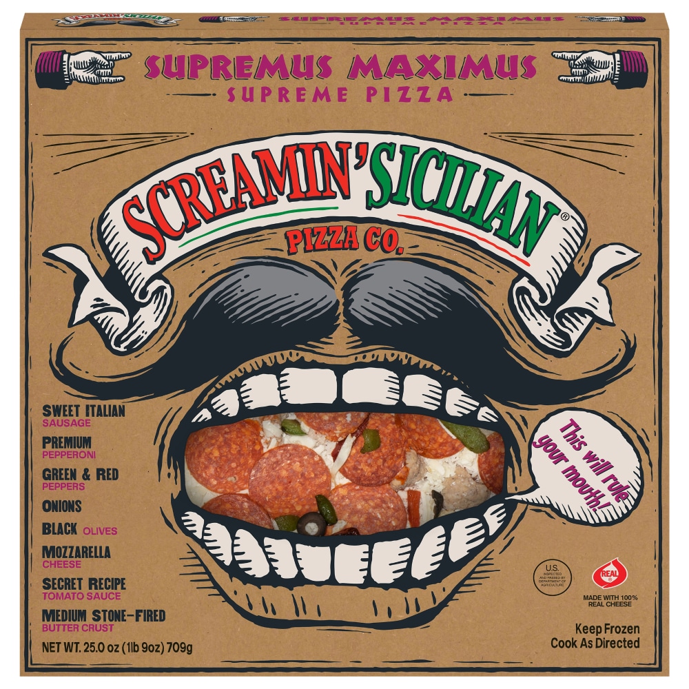 Screamin’ Sicilian® Supremus Maximus Supreme Frozen Pizza