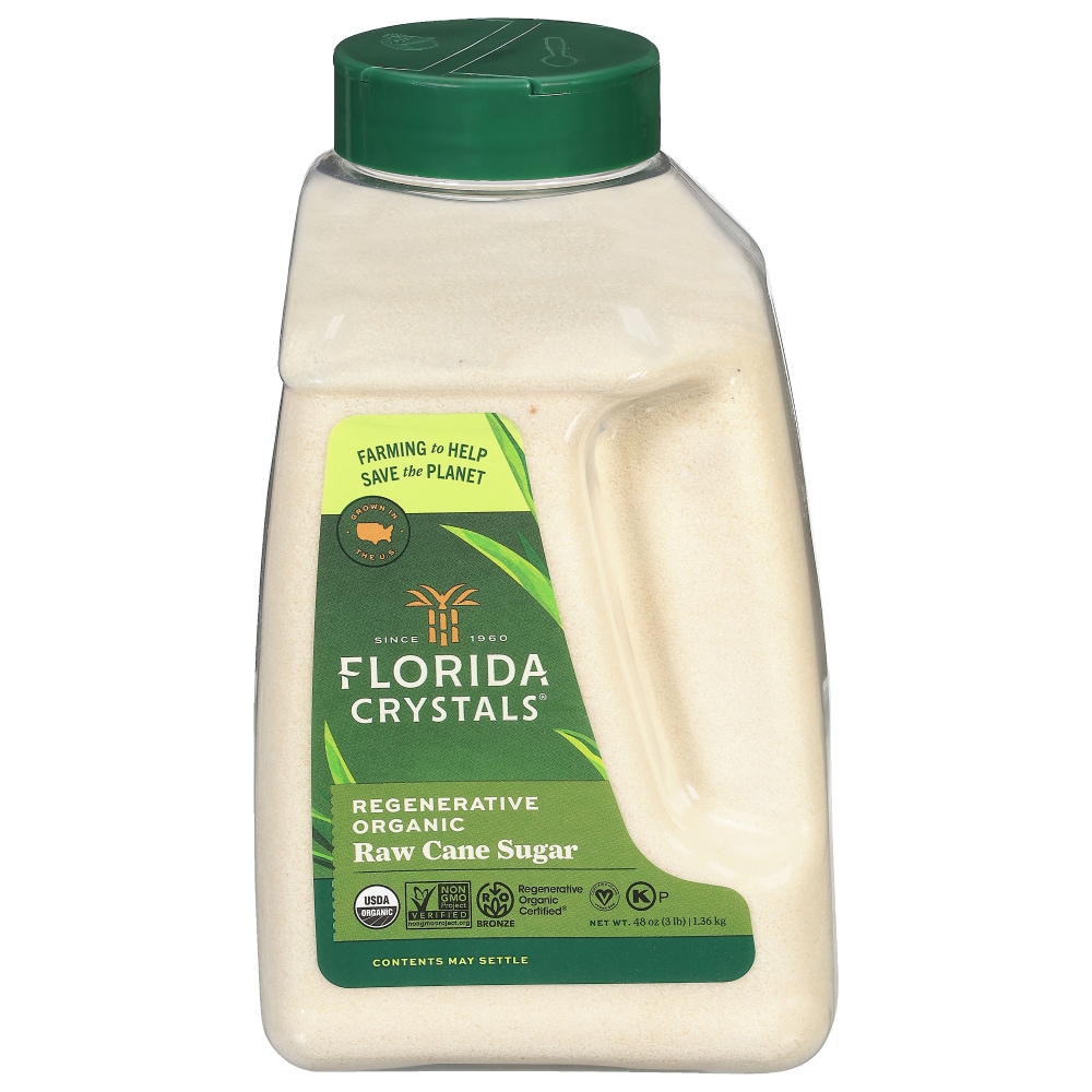Florida Crystals Regenerative Organic Raw Cane Sugar Jug