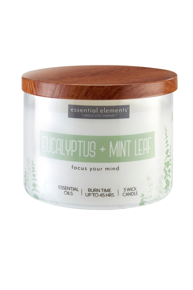 Essential Elements® Eucalyptus + Mint Leaf Candle