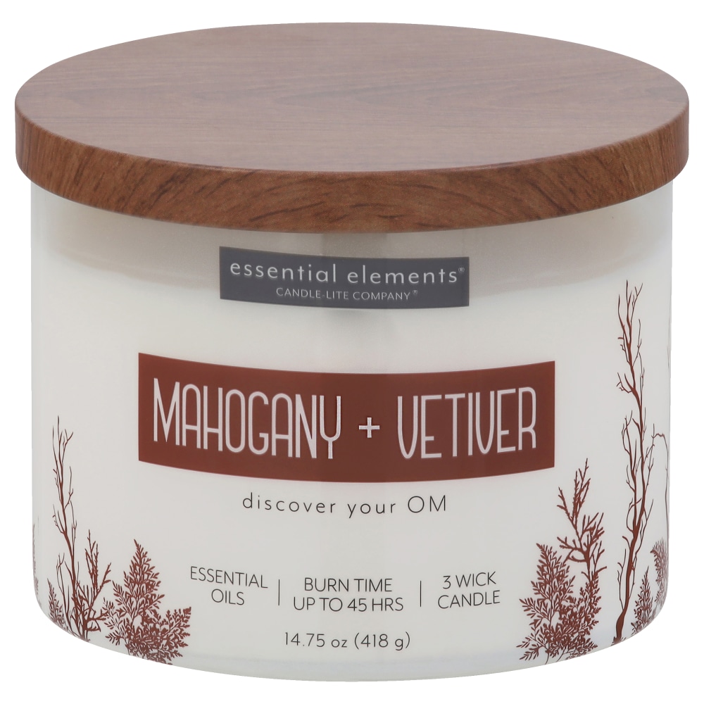 Essential Elements® Mahogany & Vetiver Candle