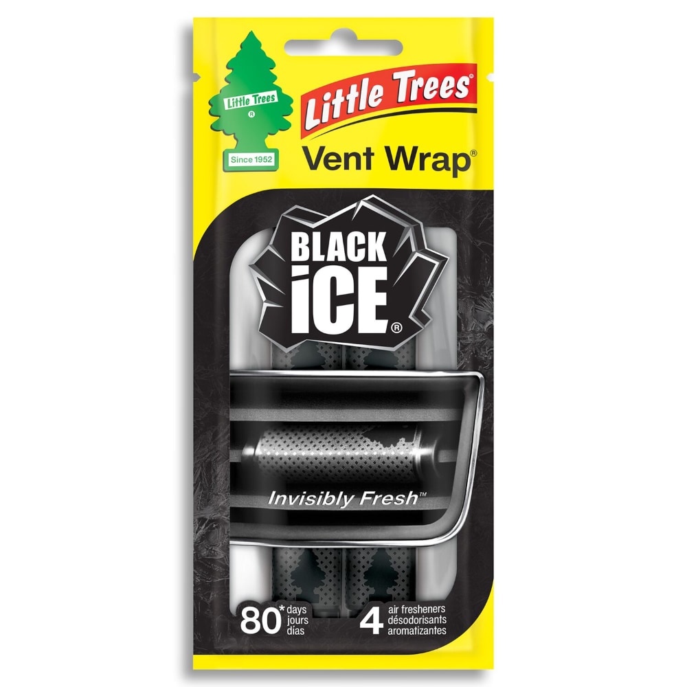 Little Trees® Air Freshener Vent Wrap Black Ice Fragrance