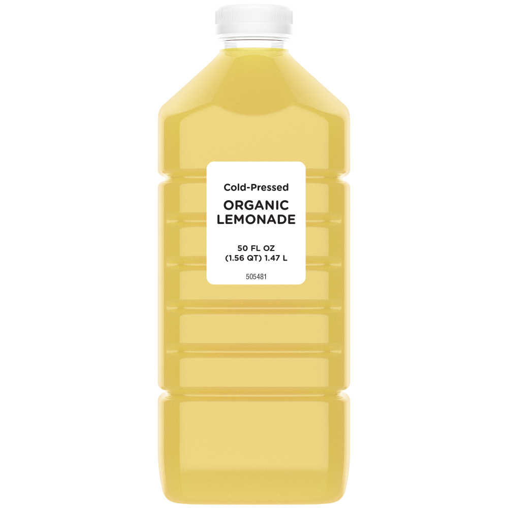 White Label Cold-Pressed Organic Lemonade