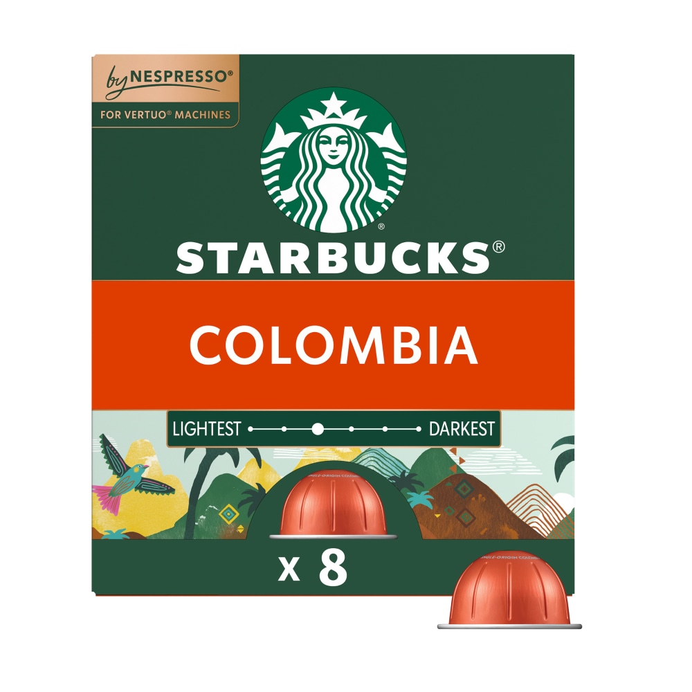 Starbucks® by Nespresso Coffee Pods for Vertuo Machines Colombia Medium Roast