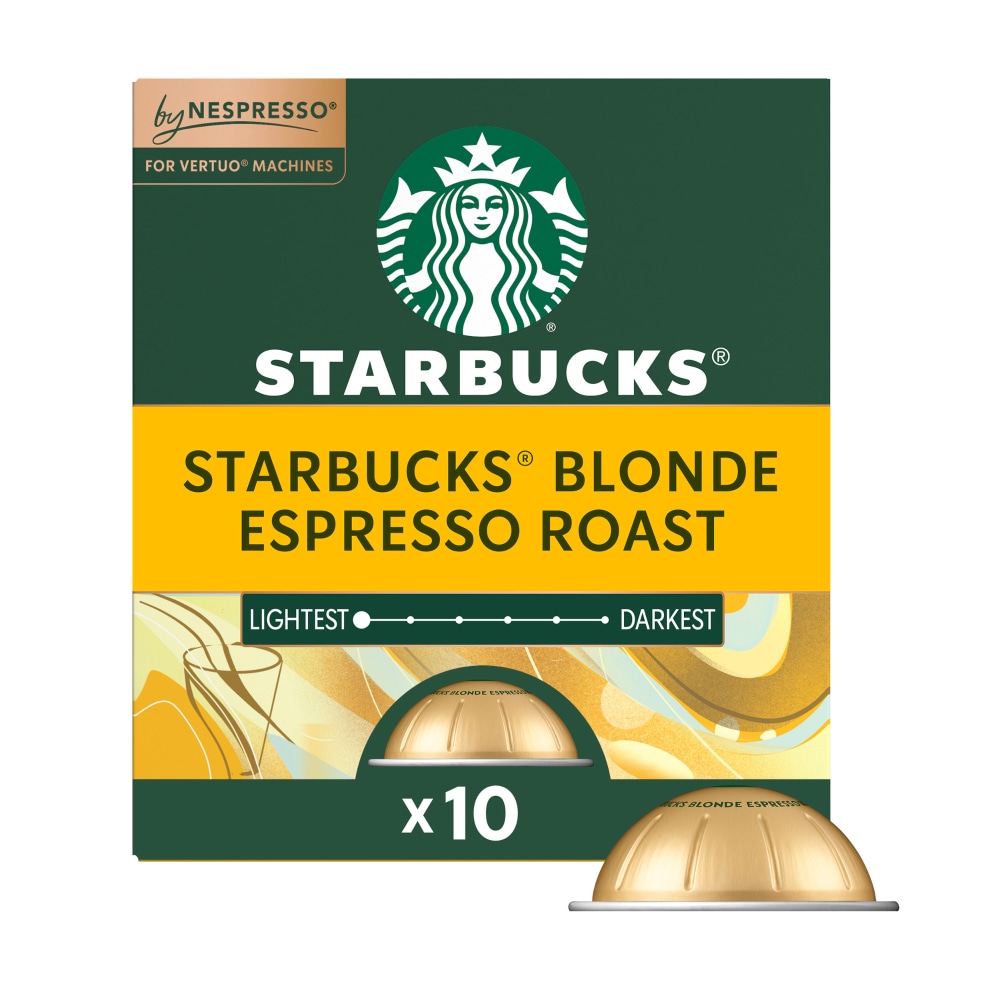 STARBUCKS by Nespresso Vertuo Line Blonde Espresso 10 Count 2.39oz Box