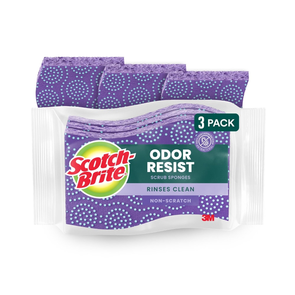 Scotch-Brite® Scrub Dots Odor Resist Non-Scratch Scrub Sponges