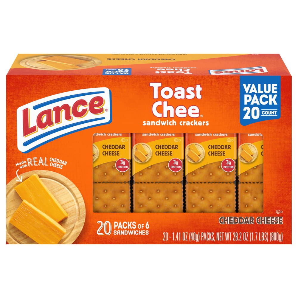 Lance® Toast Chee® Cheddar Cheese Sandwich Crackers