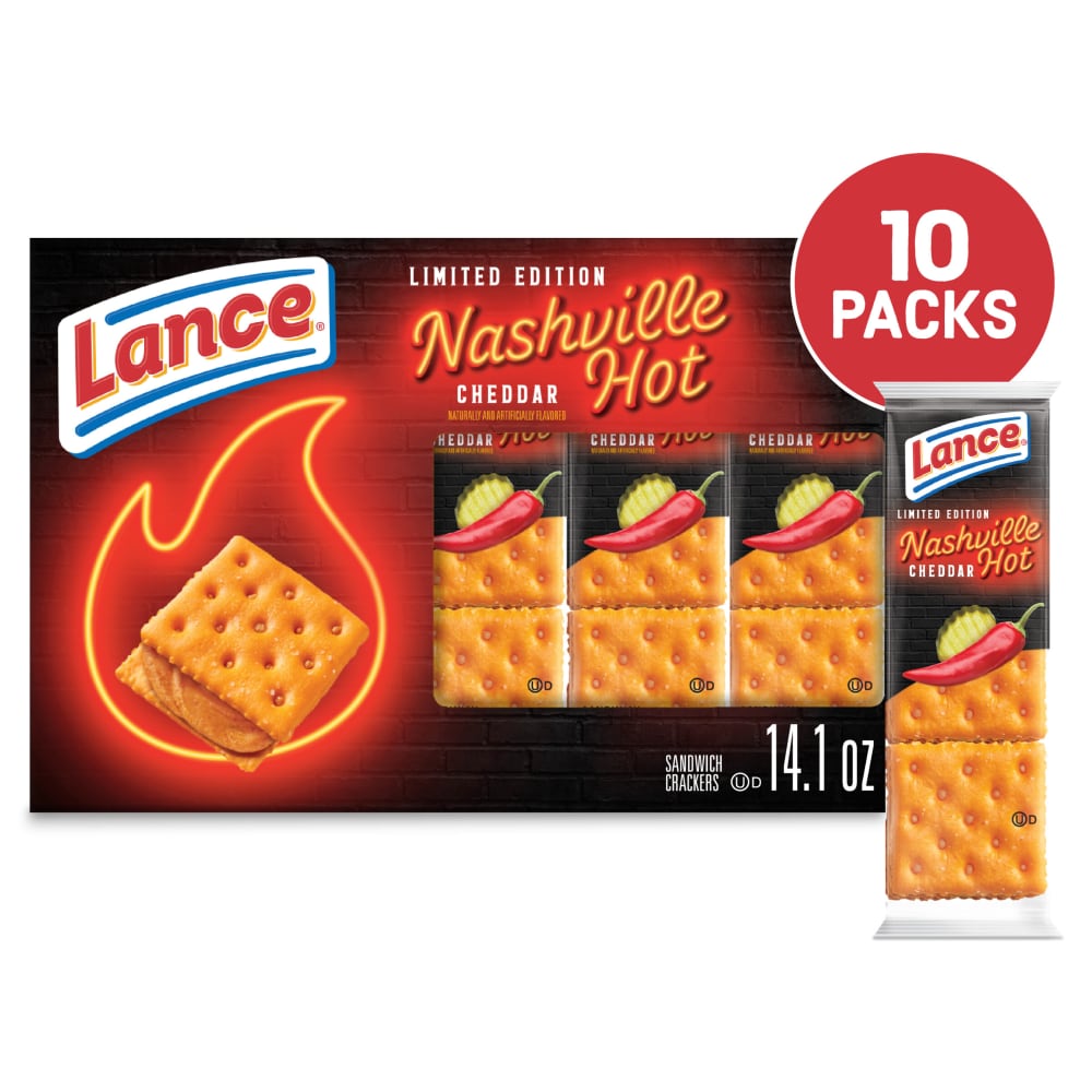 Lance Nashville Hot Cheddar Sandwich Crackers