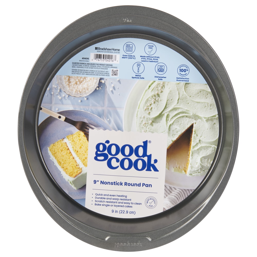 Good Cook Everyday Nonstick Steel Round Cake Pan