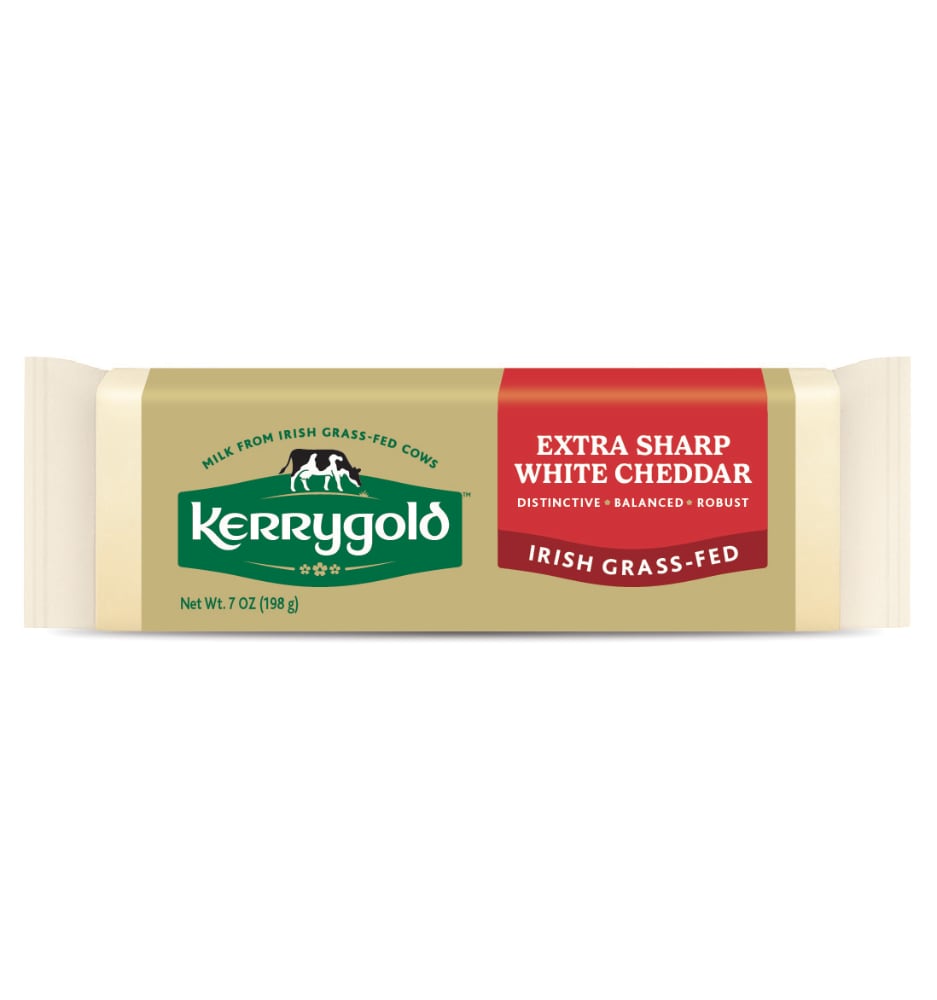 Kerrygold Irish Grass-fed Extra Sharp Cheddar Cheese, 7oz