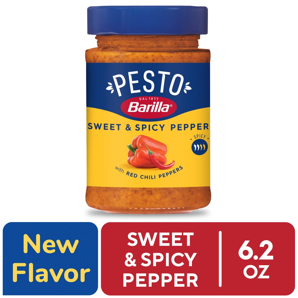 Barilla Sweet and Spicy Pepper Pesto Pasta Sauce and Spread