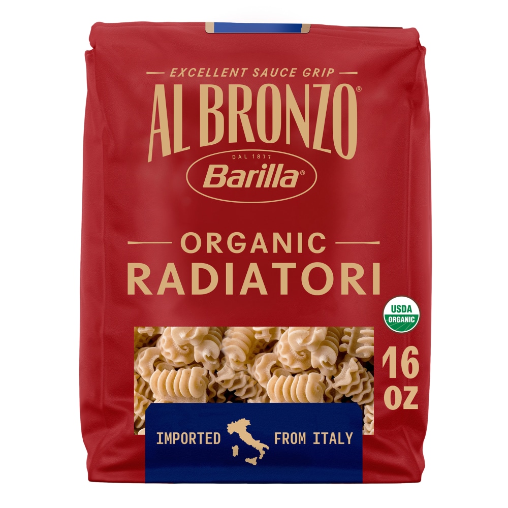 Organic Al Bronzo Radiator 454g Pasta Bag USA