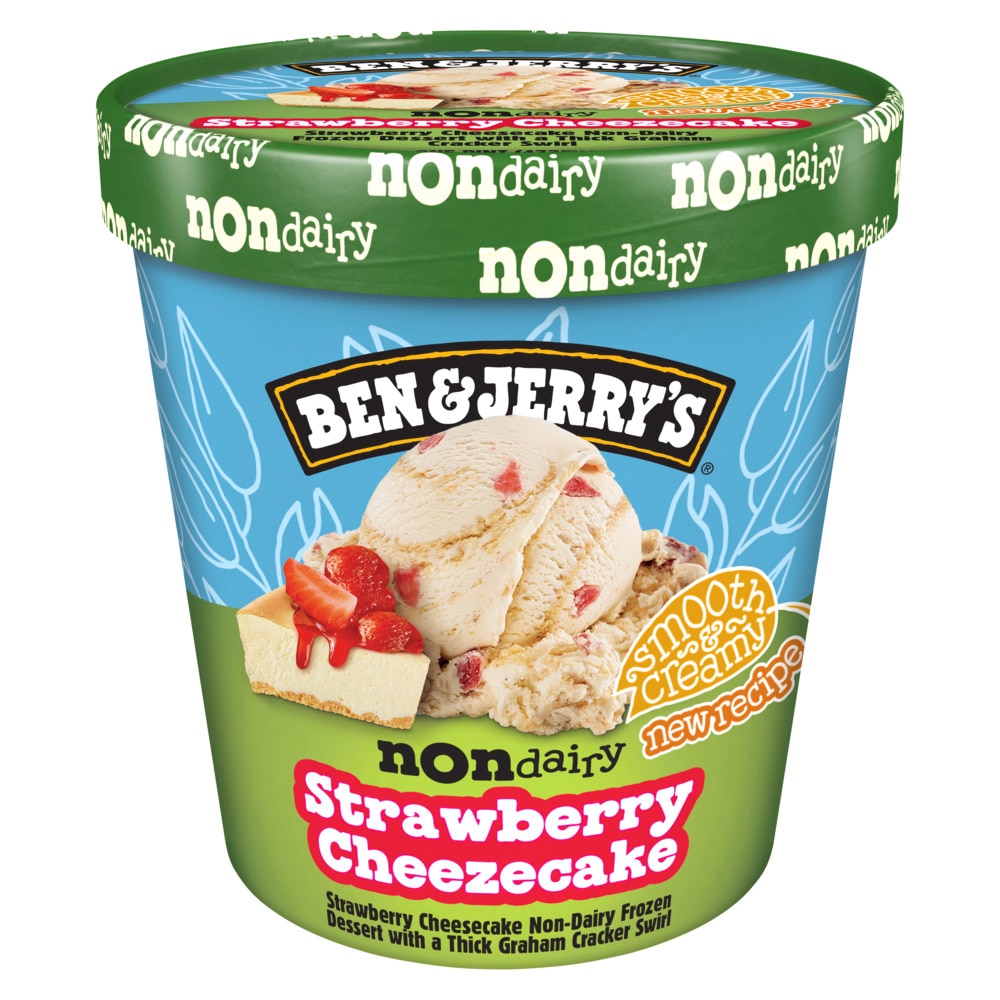 Ben & Jerry’s® Dairy Free Strawberry Cheezecake Ice Cream Pint