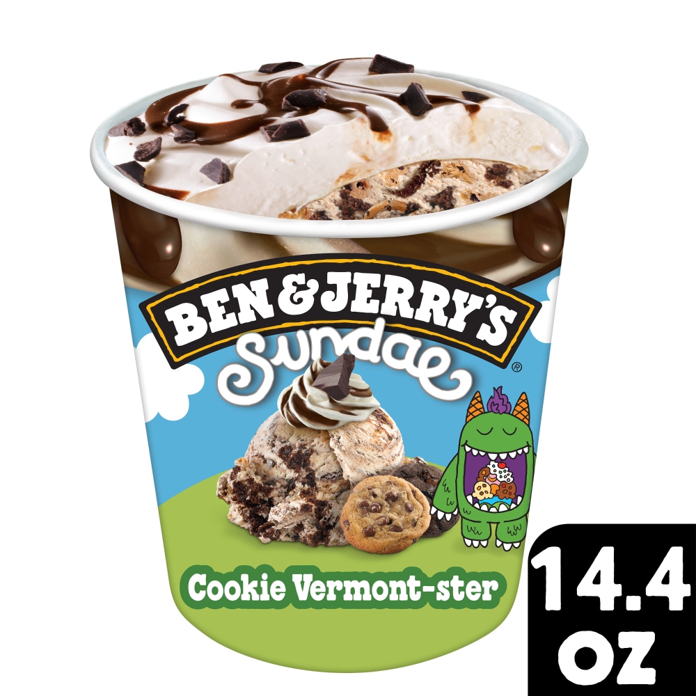 Ben & Jerry’s – Cookie Vermont-ster Sundae Vanilla Ice Cream Pint