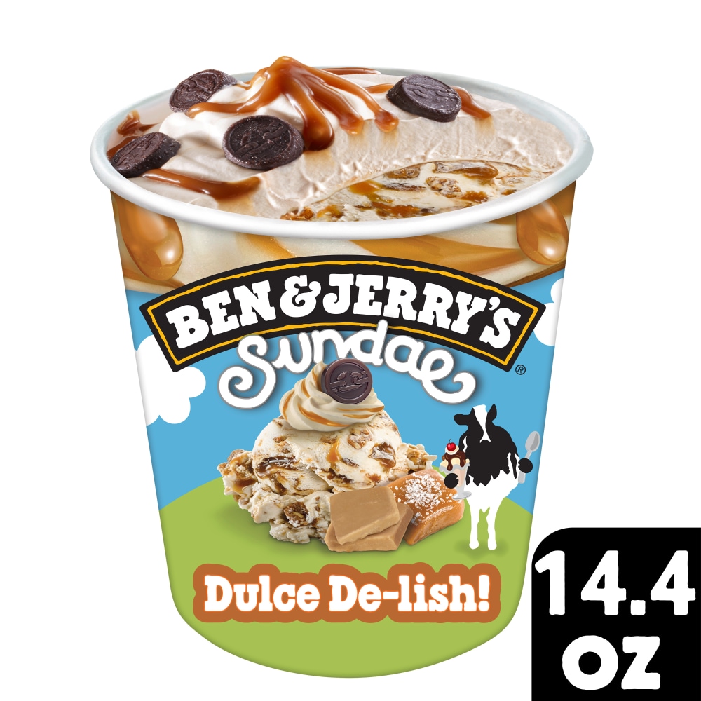 Ben & Jerry’s – Dulce Delish Sundae Salted Caramel Ice Cream Pint