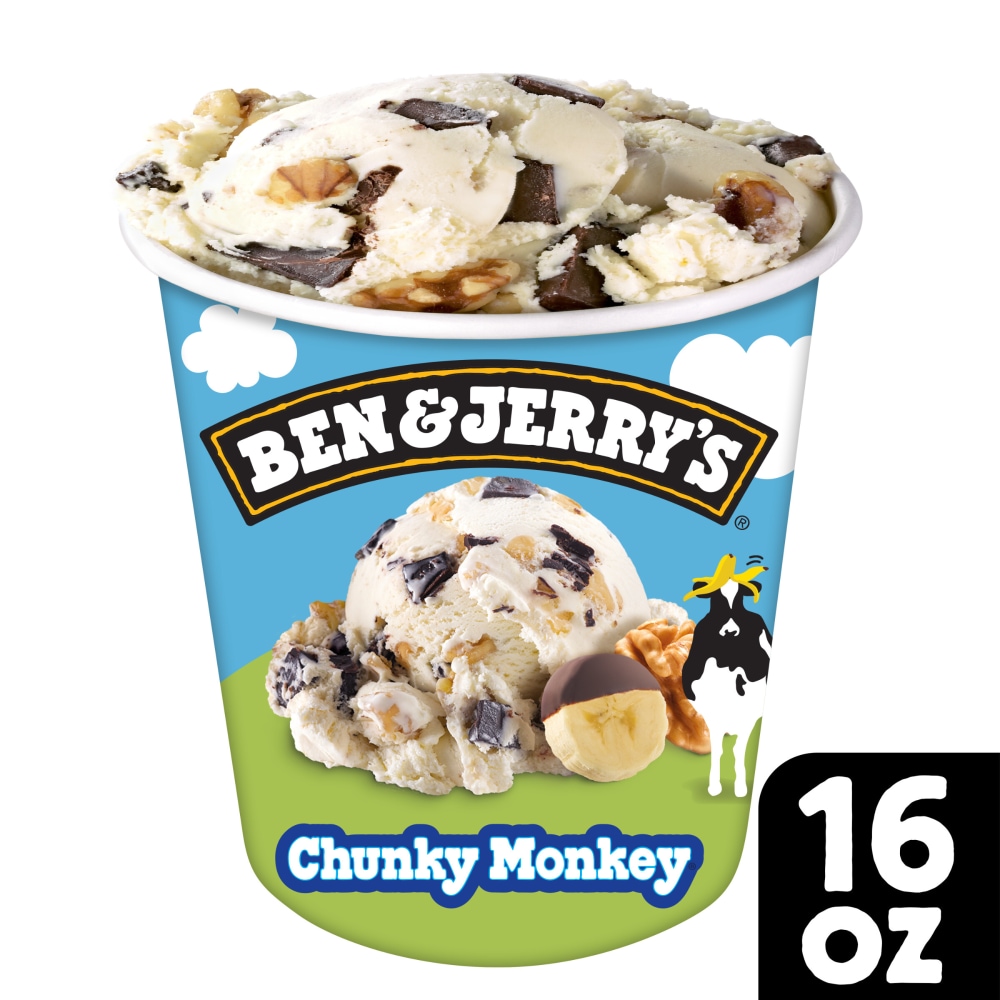 Ben & Jerry’s Chunky Monkey® with Fudge and Walnuts and Banana Ice Cream Pint