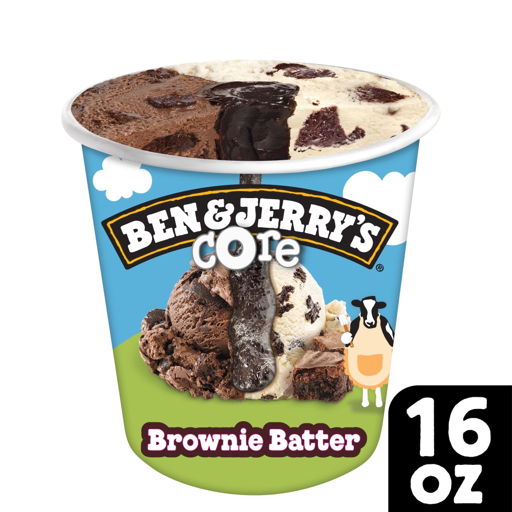 Ben & Jerry’s Core Brownie Batter with Chocolate and Vanilla Ice Cream Pint