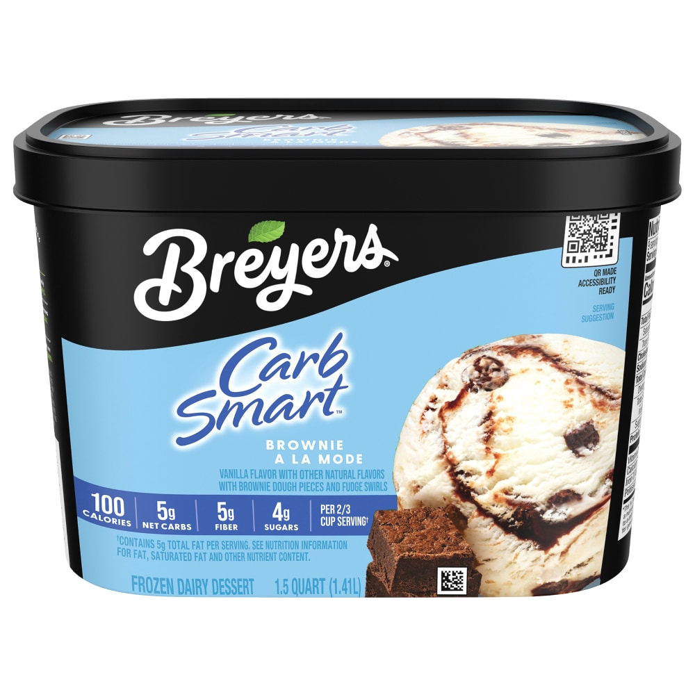 Breyers® Carb Smart™ Brownie a la Mode Ice Cream Quart