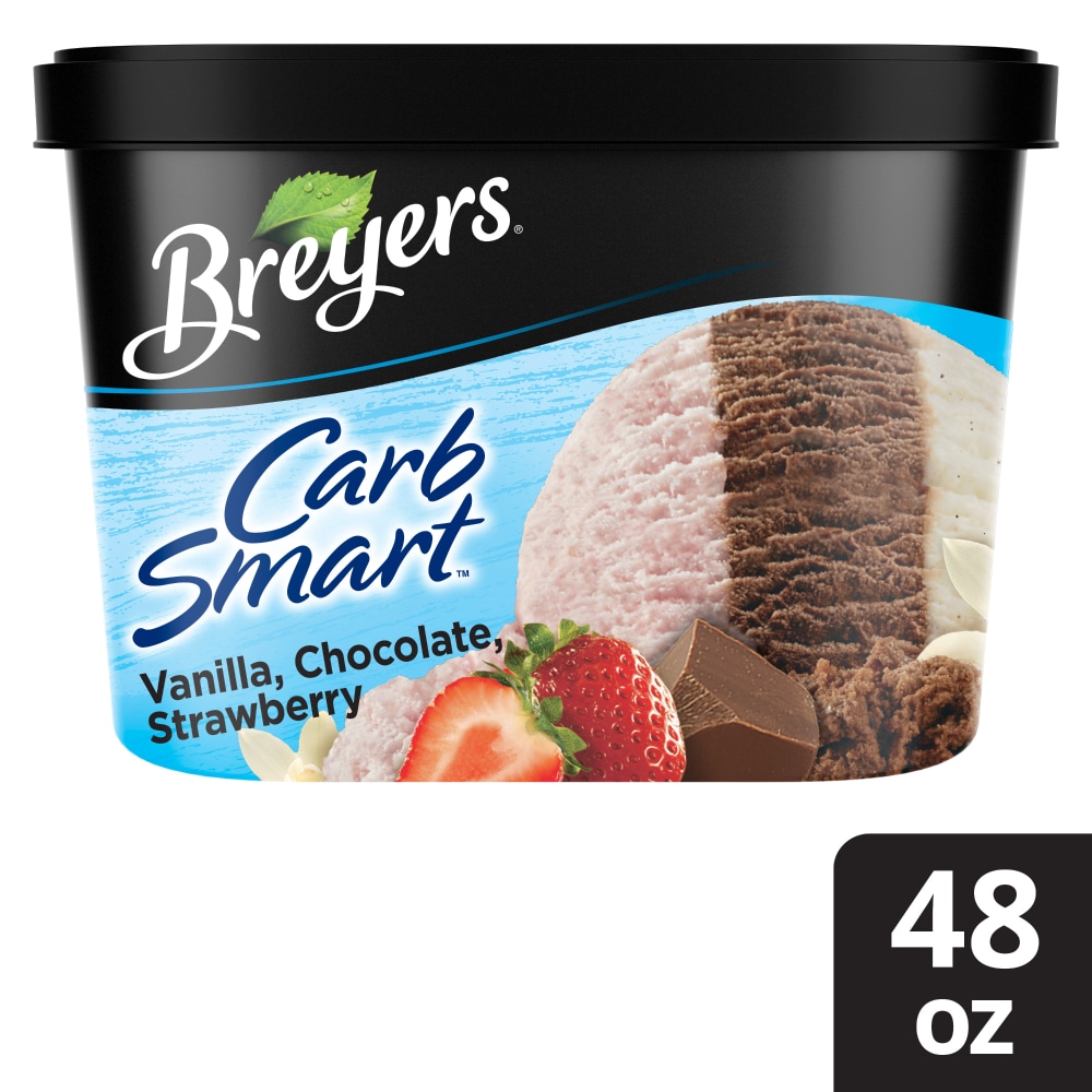 Breyers Vanilla Chocolate Strawberry CarbSmart