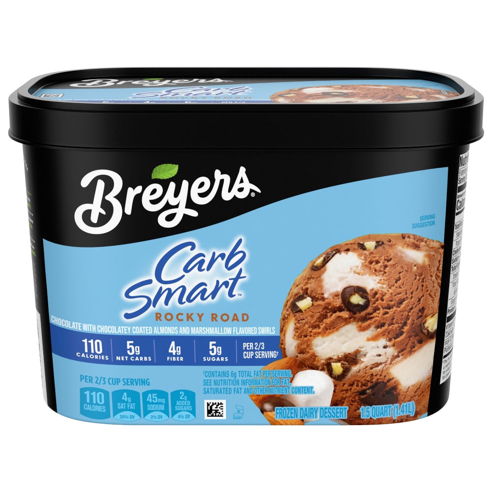 Breyer’s® Carb Smart™ Rocky Road Ice Cream Tub