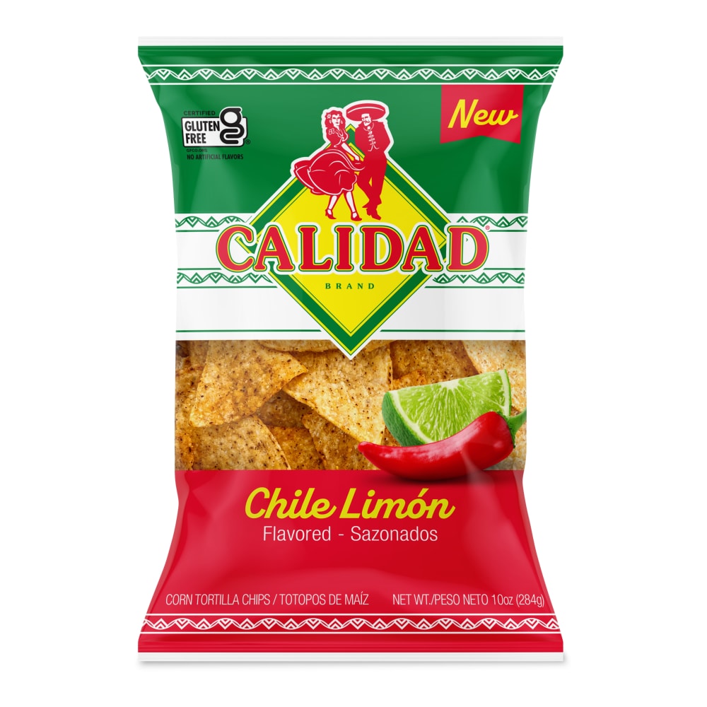 Calidad Chile Limon Tortilla Chips 10 oz