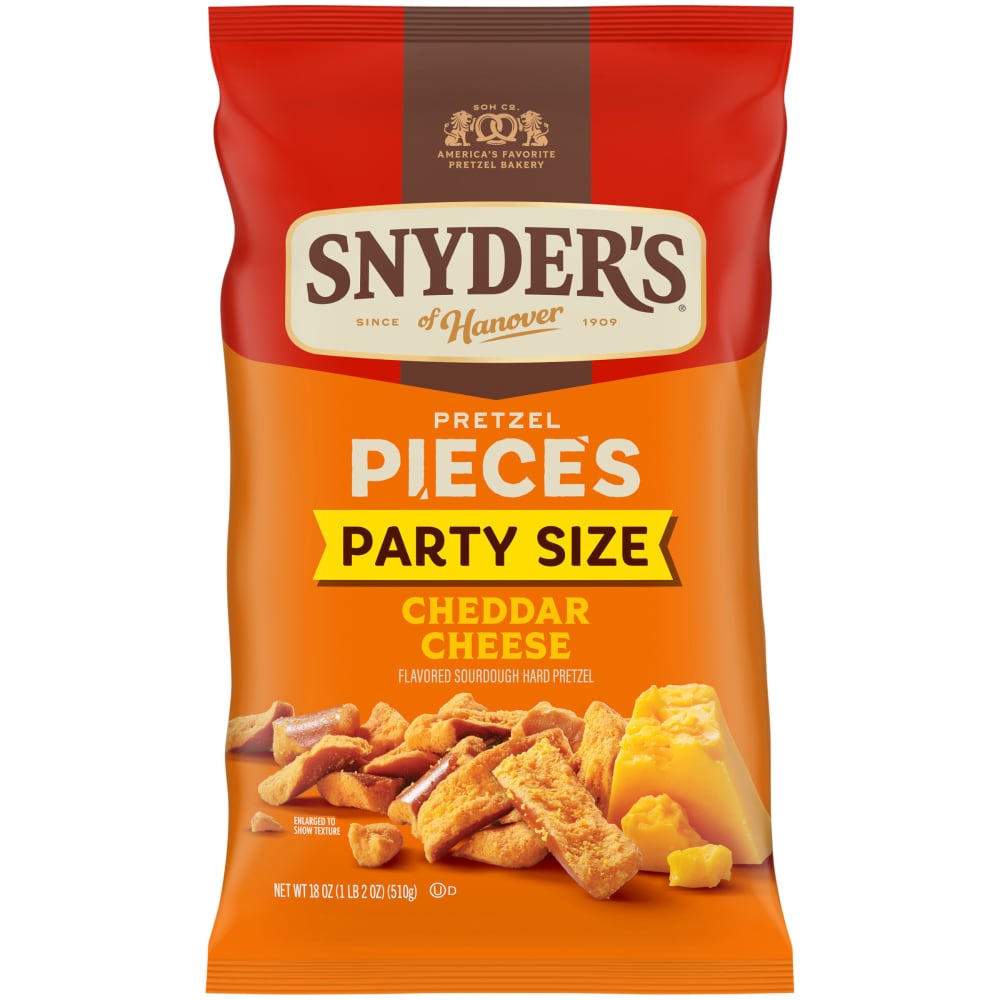 Snyder’s of Hanover® Cheddar Cheese Flavored Pretzel Pieces