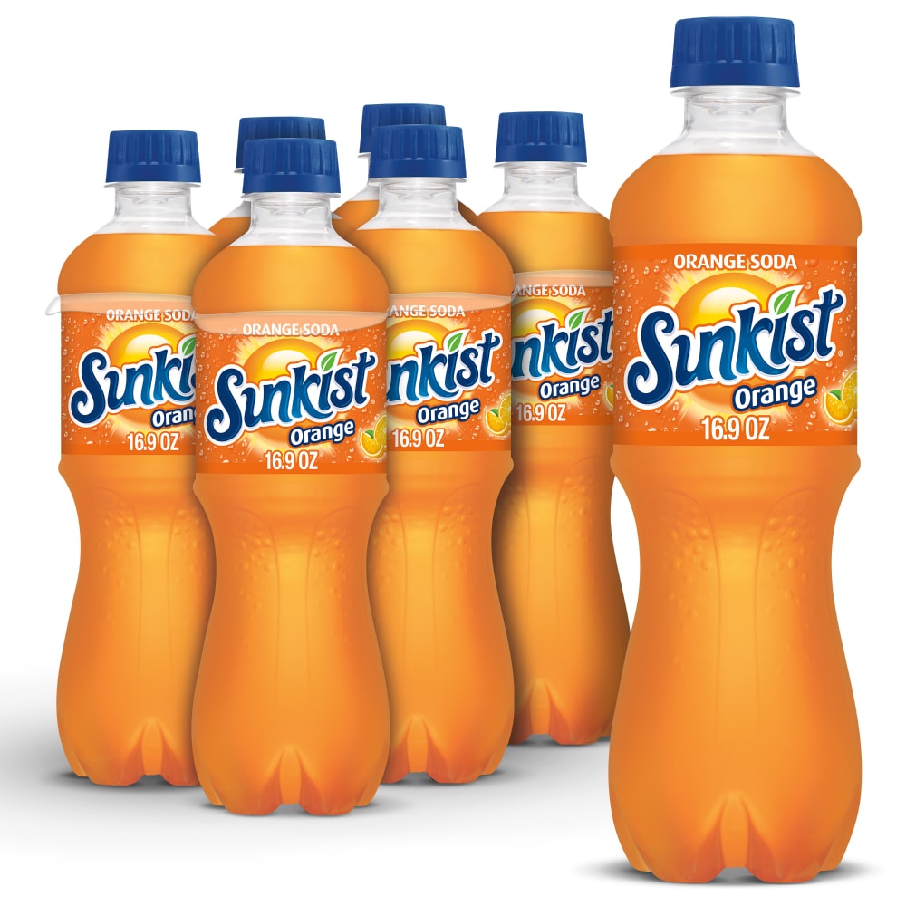 Sunkist Orange Soda Bottle