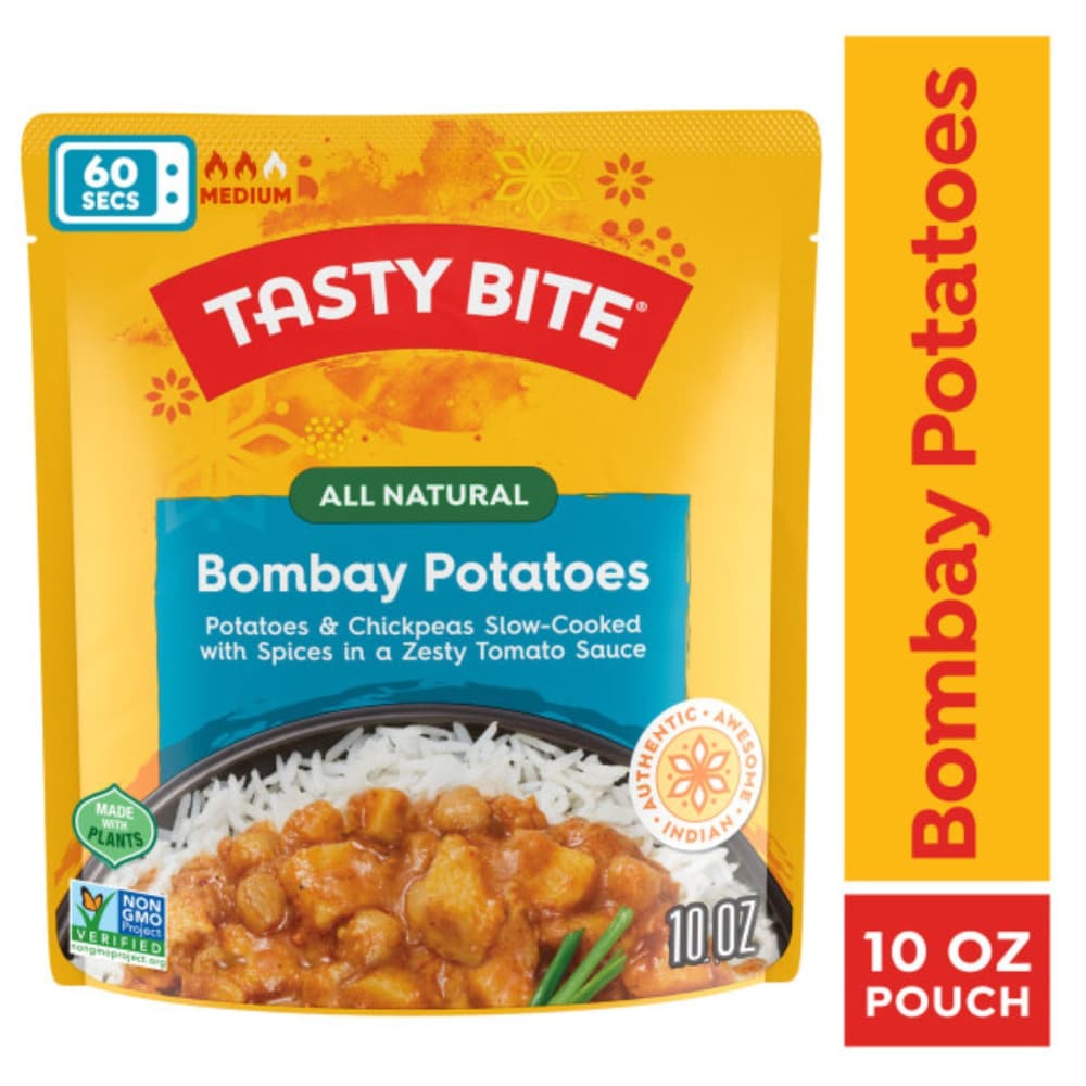 Tasty Bite Bombay Potatoes 10oz Spiced potato curry