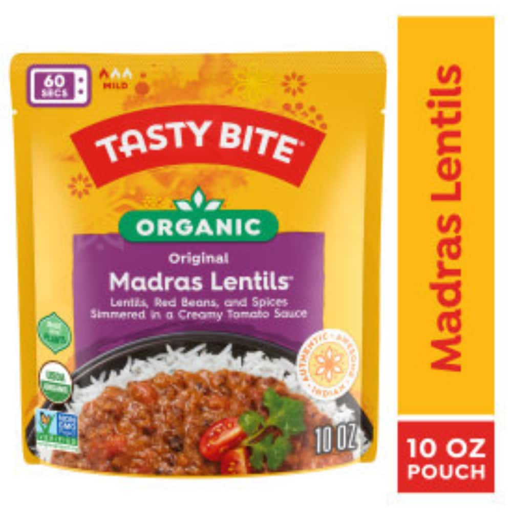 Tasty Bite Organic Madras Lentils 10oz Savory lentil curry