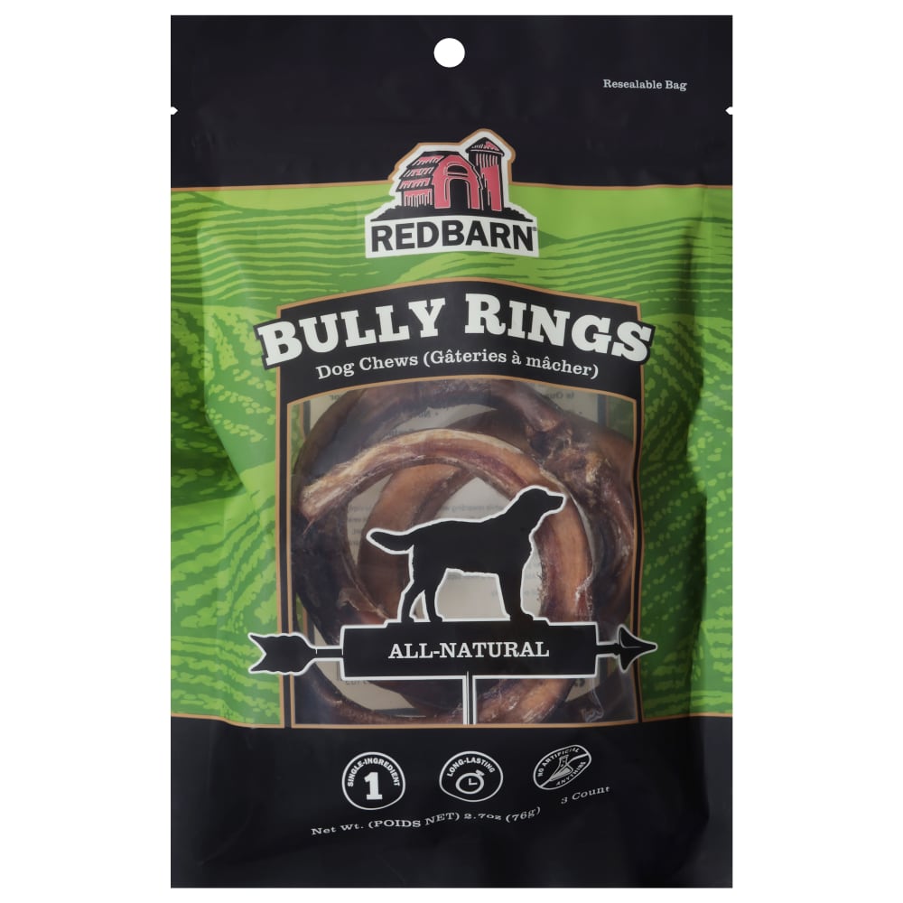Redbarn® Naturals Bully Rings Dog Treats