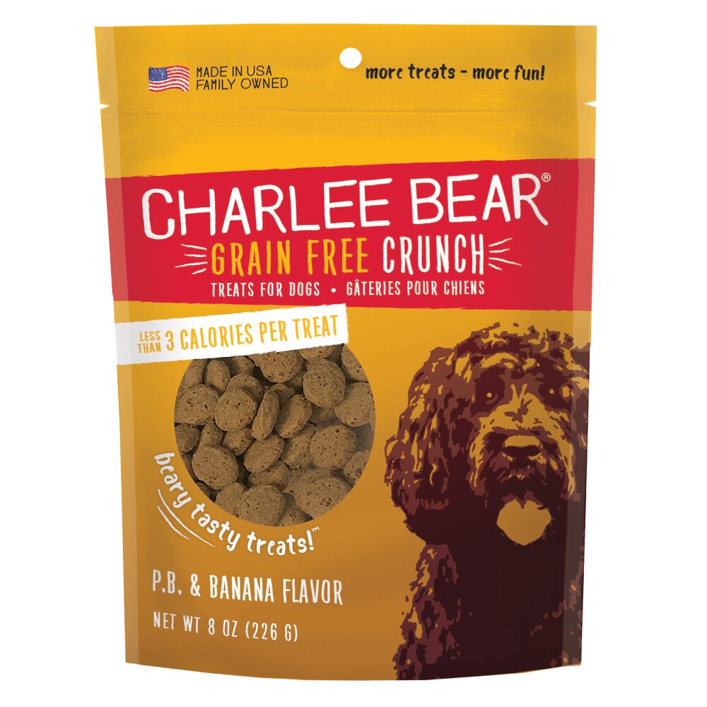 Charlee Bear® Grain Free Peanut Butter & Banana Dog Treats