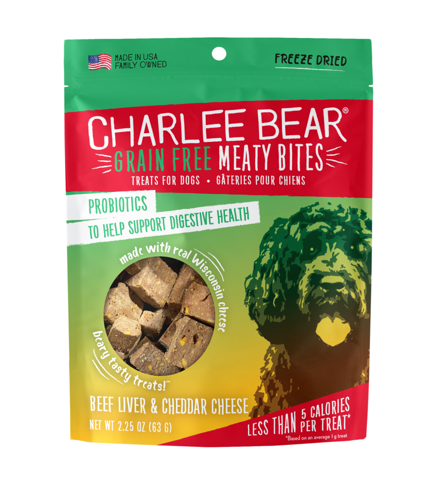 Charlee Bear® Beef & Cheddar Meaty Bites Dog Treats