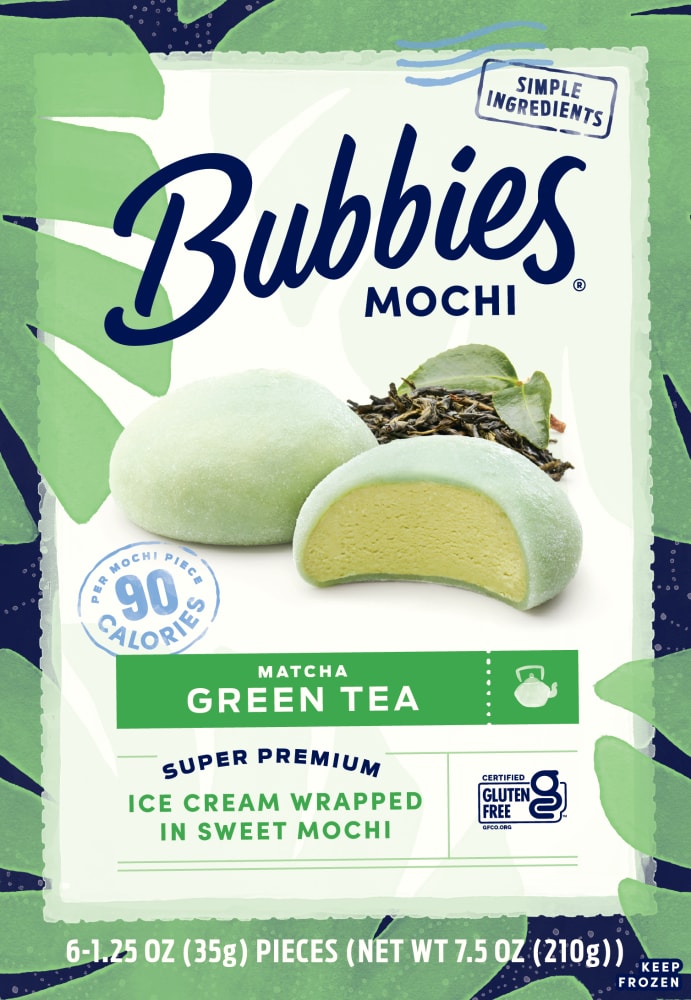 Bubbies Mochi Ice Cream Matcha Green Tea