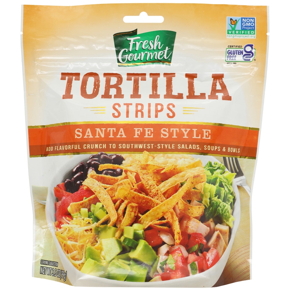 Fresh Gourmet 3.5 oz Santa Fe Style Tortilla Strips, Bag