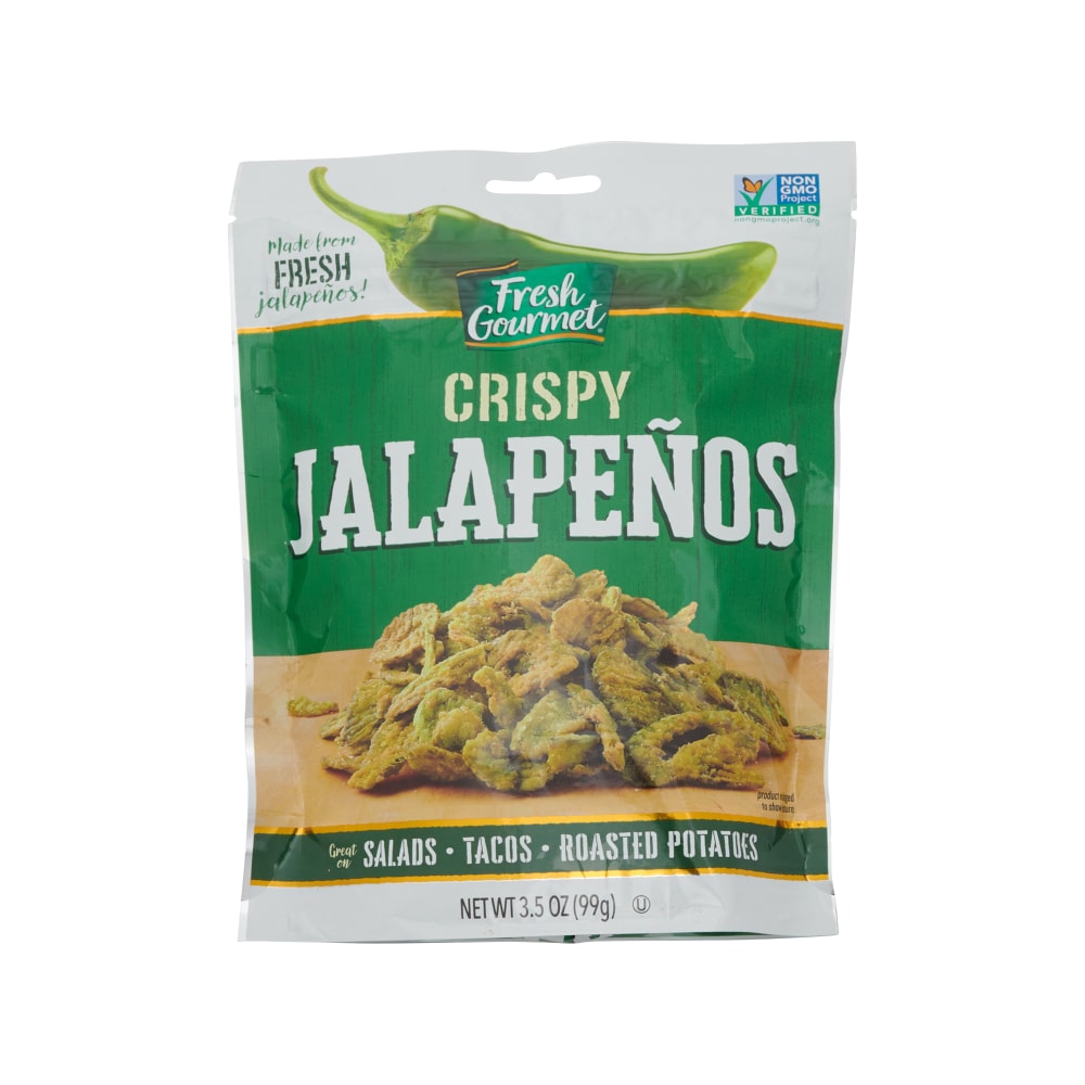 Fresh Gourmet 3.5 oz Crispy Jalapenos, Bag