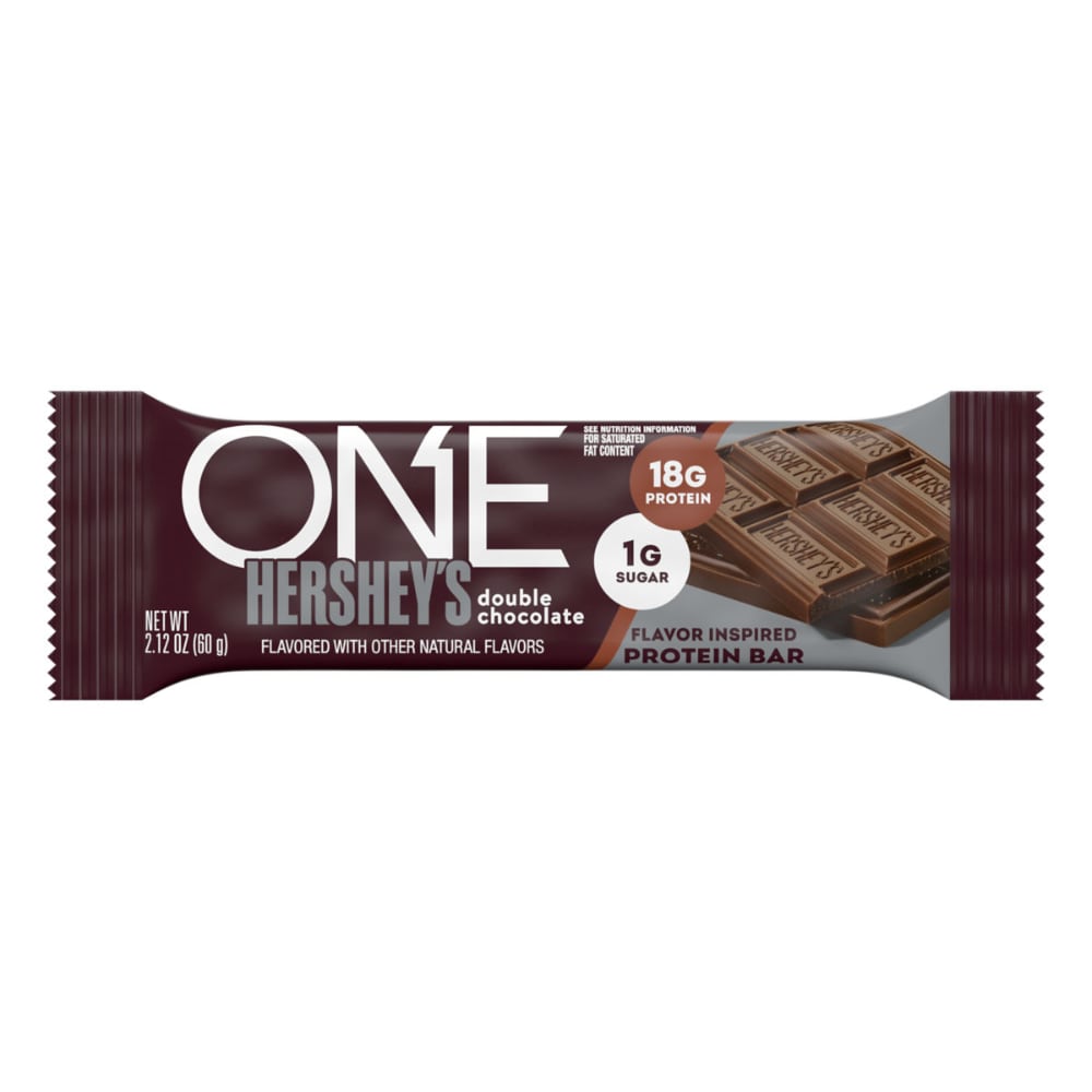 ONE BAR Hershey’s Double Chocolate Flavored Protein Bar