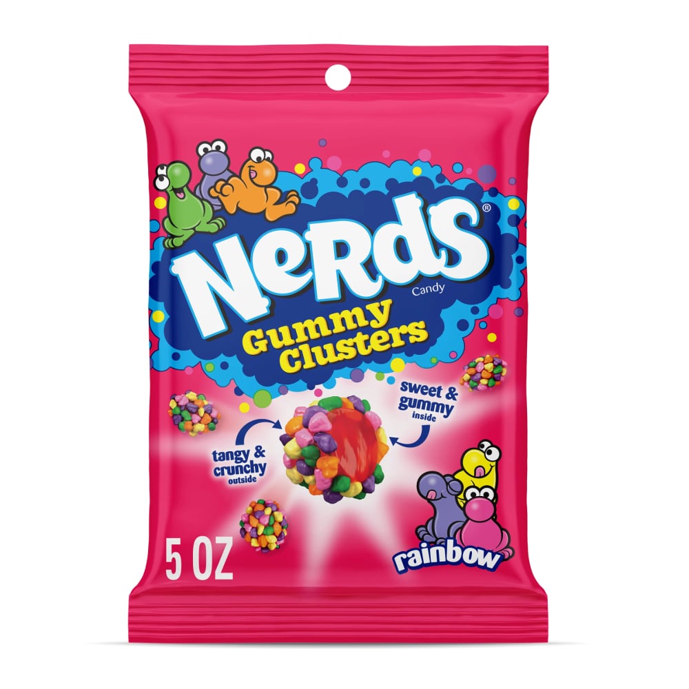 NERDS Gummy Clusters Candy Rainbow 5 oz
