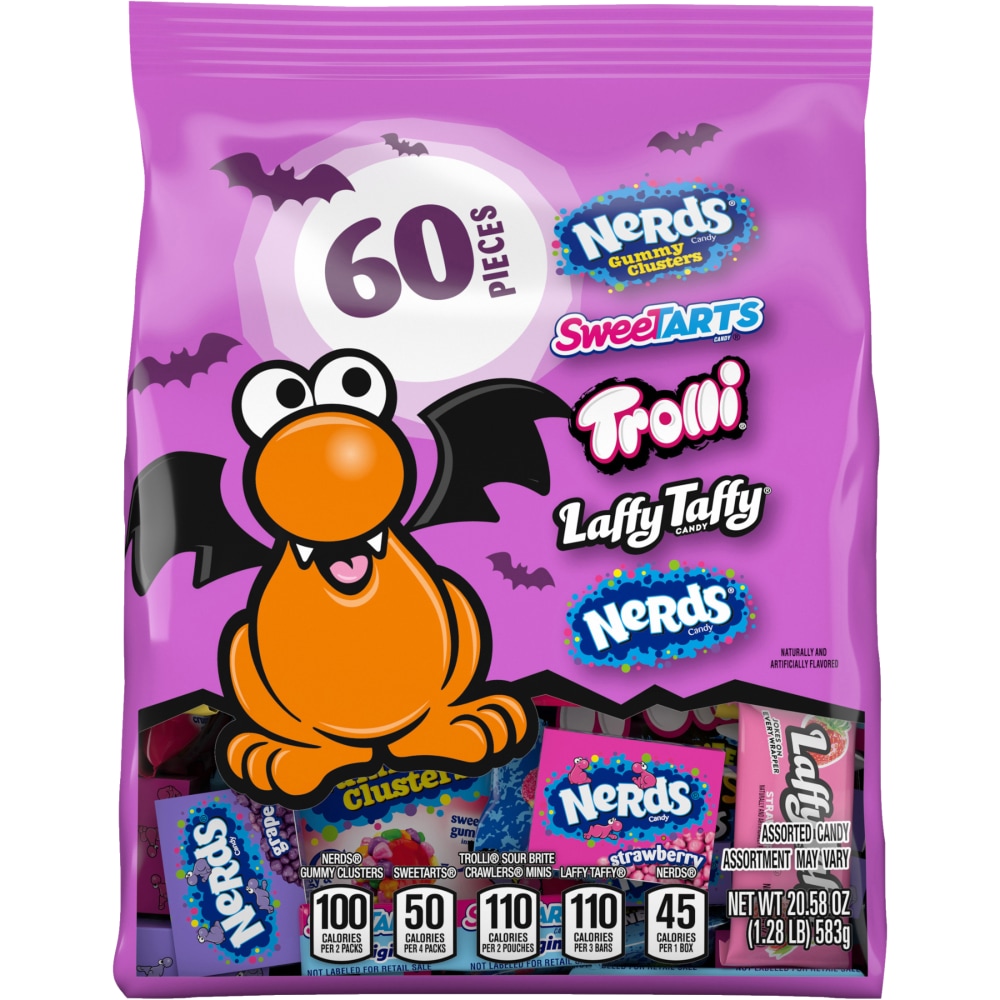 Nerds Core Winners Halloween Trick-or-Treat Variety Bag, 60 ct, 20.58 oz