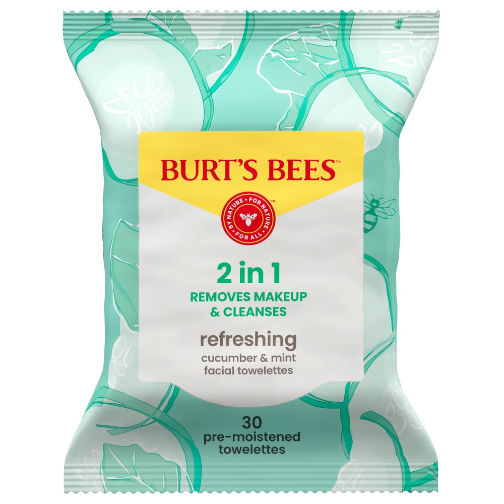Burt’s Bees Cucumber and Mint Refreshing Face Wipes