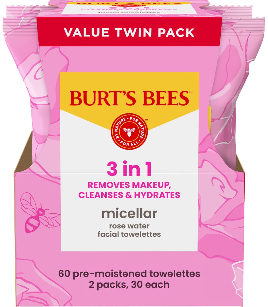 Burt’s Bees Micellar Rose Water Face Wipes