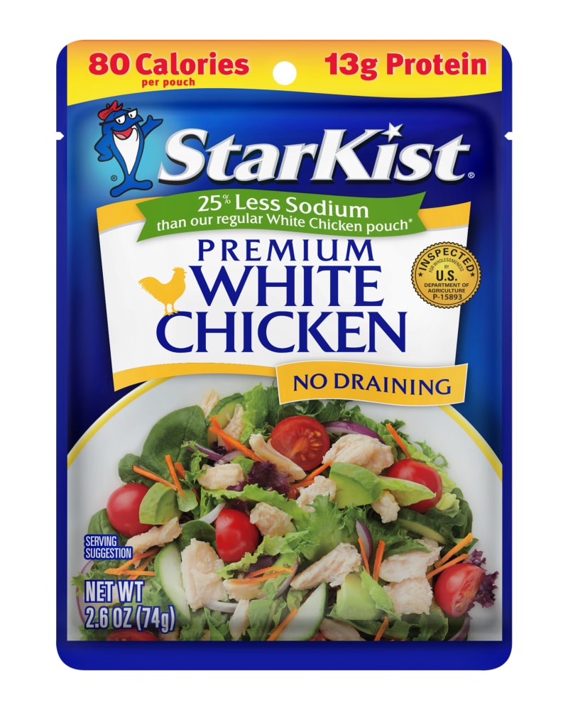 StarKist® 25% Less Sodium Premium White Chicken Pouch