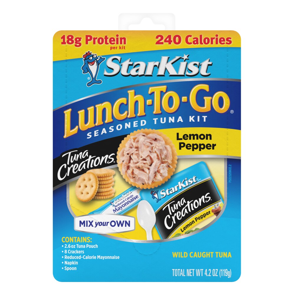 StarKist Lunch-To-Go® Tuna Creations Wild Caught Lemon Pepper Tuna Kit