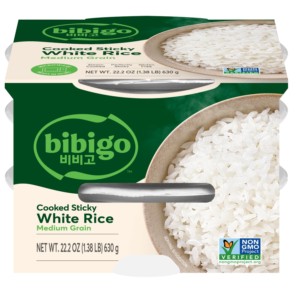 bibigo™ Korean Style Cooked Sticky White Rice Bowl